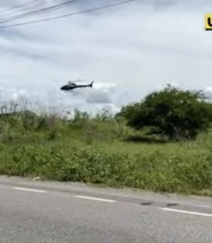 Tentativa de assalto na Ceasa termina em troca de tiros, mobiliza polícia e helicóptero em João Pessoa