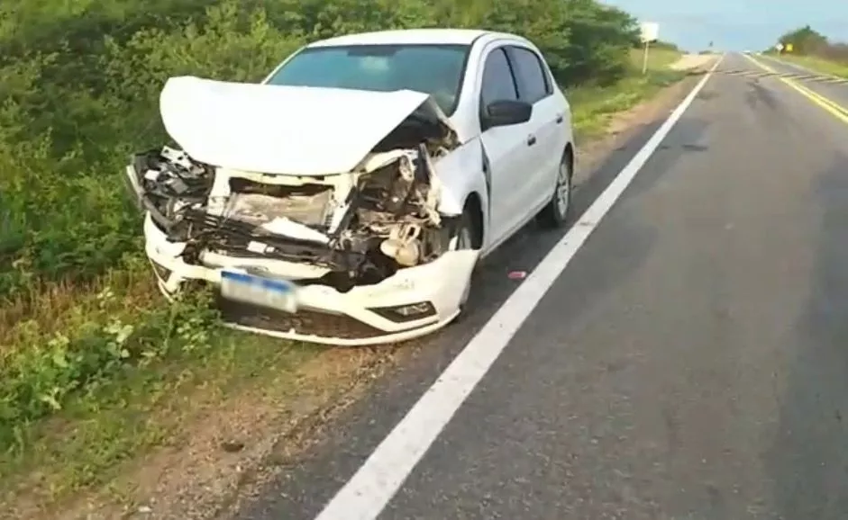 Acidente é registrado em trecho da BR-361, entre Patos e Santa Terezinha
