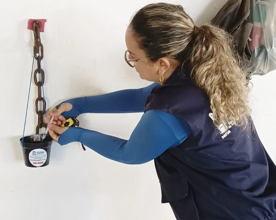 Vigilância Ambiental de Patos inicia instalação de ovitrampas e reforça combate ao Aedes aegypti