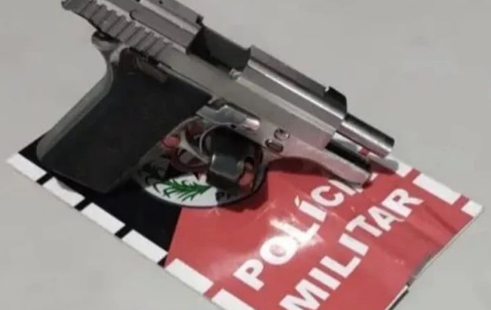 Arma de fogo é apreendida durante abordagem policial em Patos
