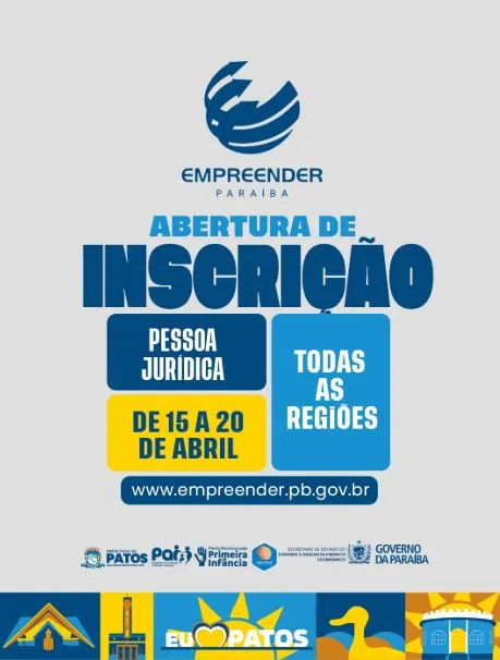 Programa Empreender Paraíba abre inscrições para linhas de crédito para Pessoa Jurídica nesta quarta-feira, 15