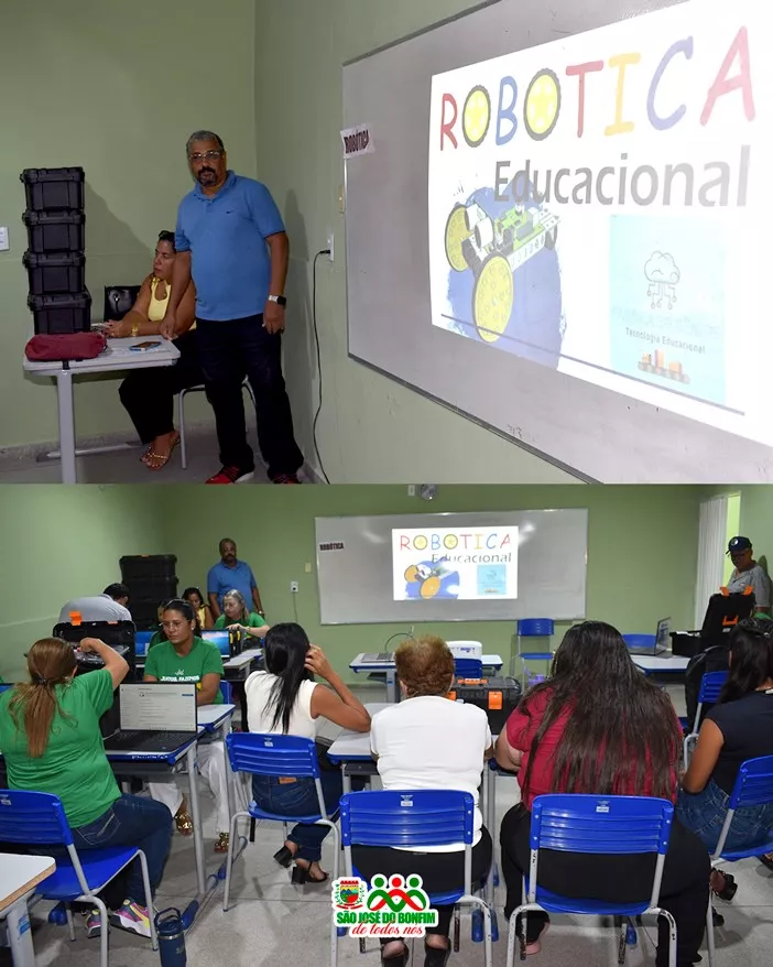 São José do Bonfim investe em inovação com formação em Robótica Educacional para professores
