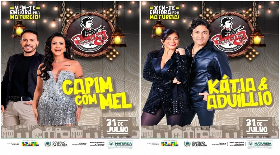 VÍDEO: Prefeitura de Matureia confirma shows de Capim com Mel e Kátia & Aduílio no 5º Festival do Frio