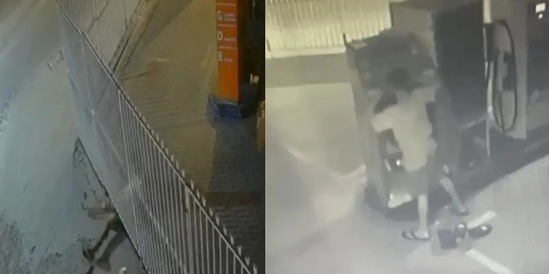 Homem é preso por invadir posto de combustíveis e arrombar cofre no sertão