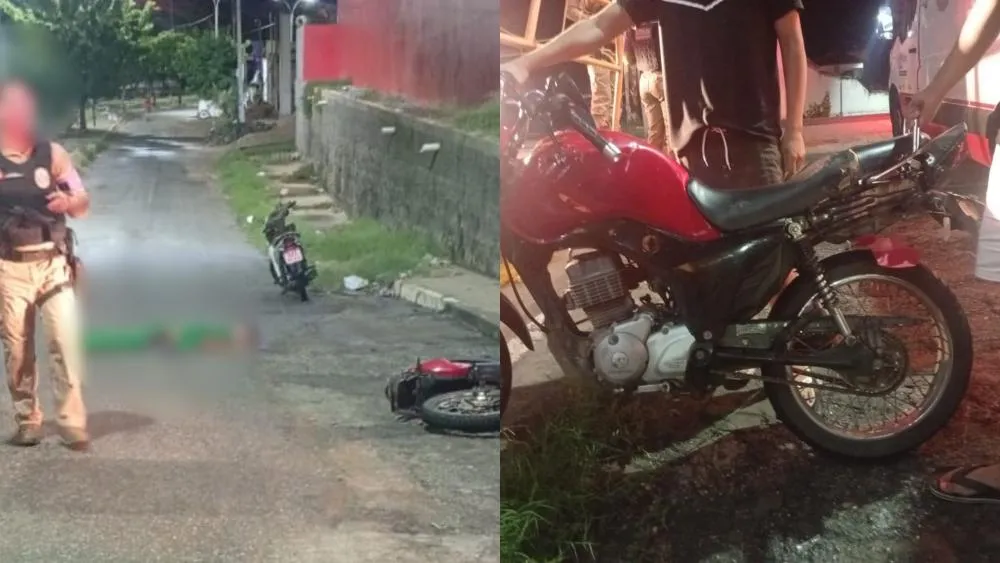 Jovem atropelado na Rua Horácio Nóbrega, em Patos, tem fratura na costela e segue em observação
