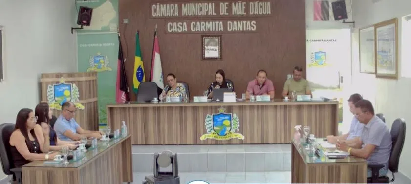 Câmara de Mãe d’Água aprova projetos e requerimentos durante sessão ordinária