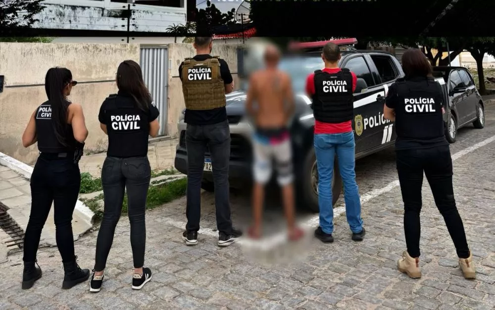Homem é preso em flagrante após ameaçar companheira e agredir vizinho que tentou defendê-la, em Patos