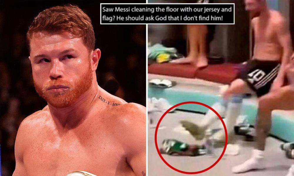 Campeão mundial de boxe acusa Messi de chutar a camisa do México