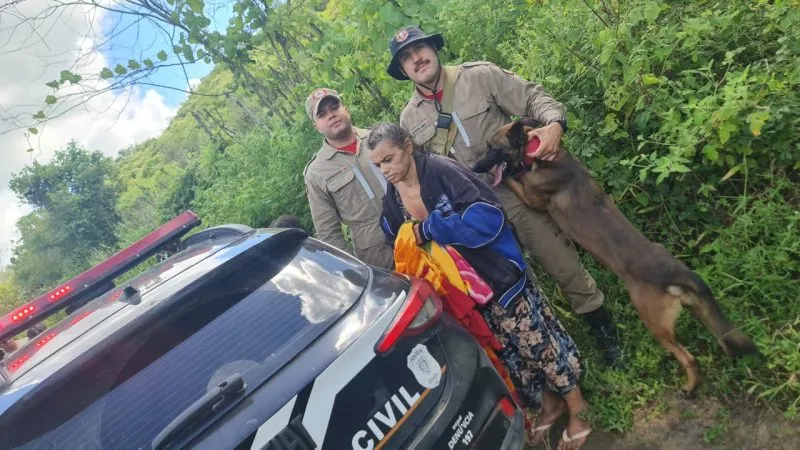 Mulher é encontrada em mata após mais de 20 dias desaparecida