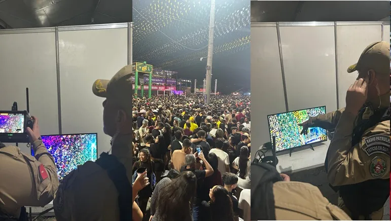 Polícia Militar garante segurança e tranquilidade na primeira noite do São João de Patos 2026