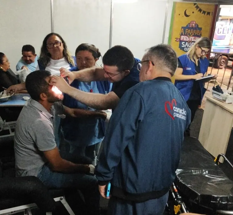 Posto médico do Hospital Regional de Patos realiza 80 atendimentos no Terreiro do Forró
