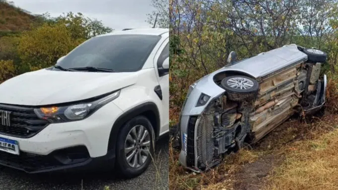 Em Malta; Homem e mulher ficam feridos em colisão envolvendo dois veículos 