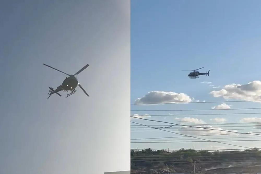 Polícia Militar reforça segurança no bairro Maternidade com apoio aéreo após ação criminosa contra moradora: “Tolerância zero ao crime”, diz comandante