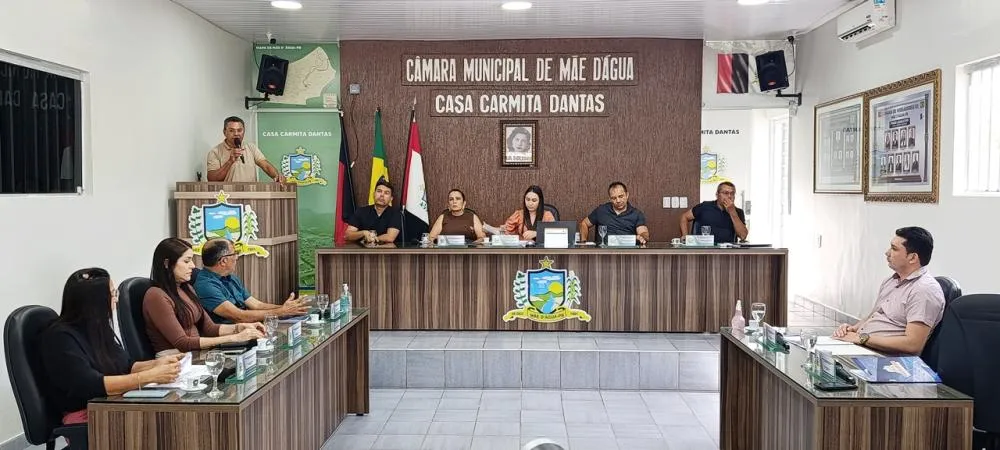 Câmara de Mãe d’Água aprova sete projetos de lei na última sessão ordinária do primeiro semestre de 2026