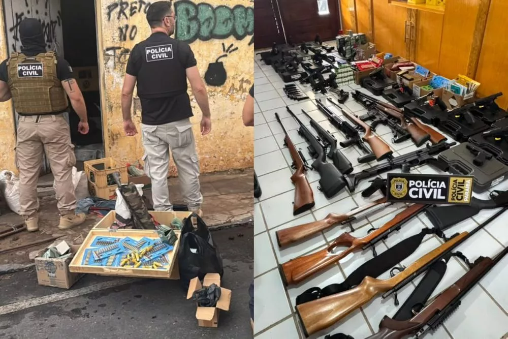 Video: Operação da Polícia Civil prende 10 suspeitos e apreende mais de mil munições no Sertão da Paraíba