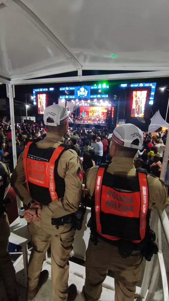 Polícia Militar reforça a segurança durante o Festival da Galinha de Capoeira em Santa Gertrudes
