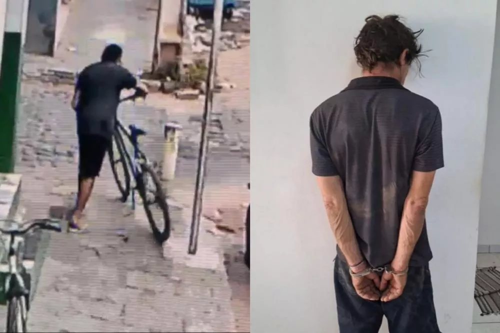 Polícia Militar recupera bicicleta furtada e conduz suspeito à delegacia em Patos.