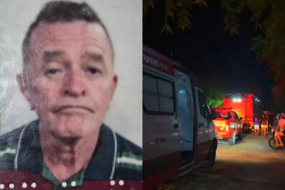 Idoso morre carbonizado e filha fica gravemente ferida durante incêndio em residência no bairro Jatobá, em Patos