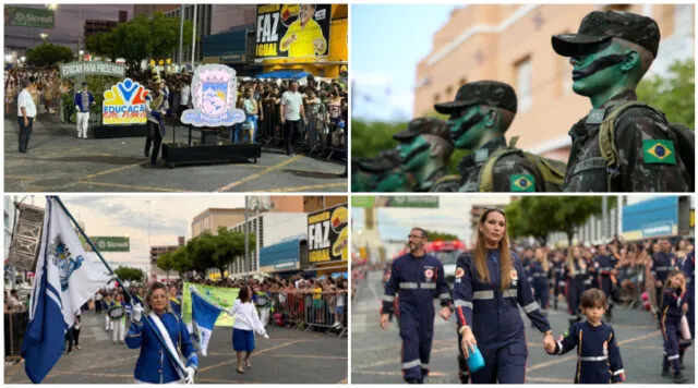 Patos realiza desfile cívico de 7 de Setembro com o tema “Patos educa, o Brasil cresce”