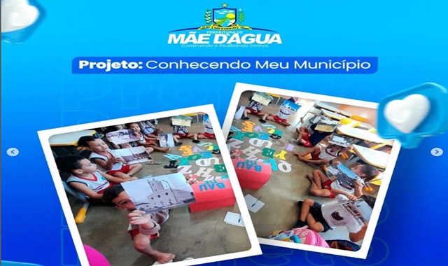 Projeto “Conhecendo Meu Município” leva crianças em jornada histórica e cultural pela cidade de Mãe d’Água