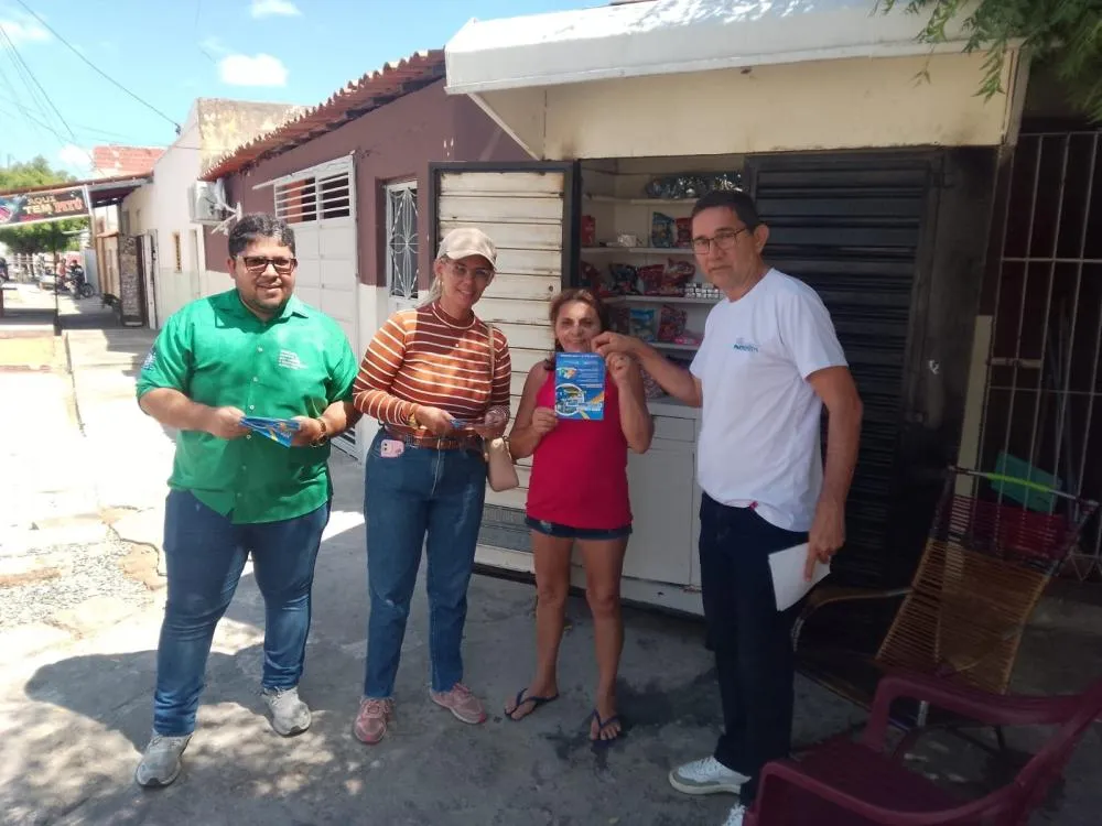 Prefeitura de Patos realiza campanha de conscientização sobre descarte correto de lixo no Noé Trajano