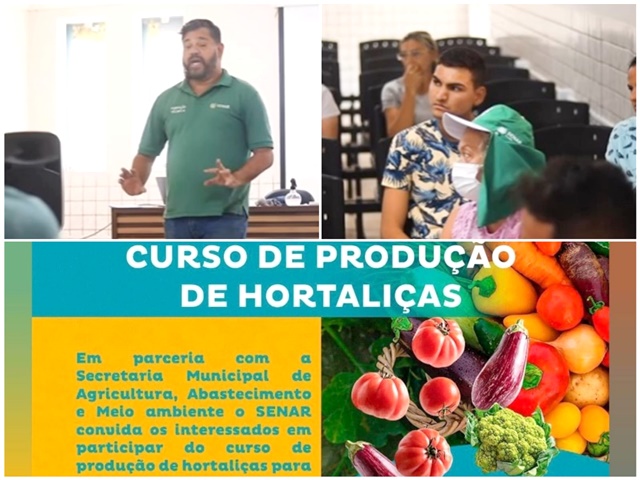 Fortalecendo a agricultura local: Prefeitura de Malta promove curso de cultivo de Hortaliças em Parceria com o SENAR-PB 