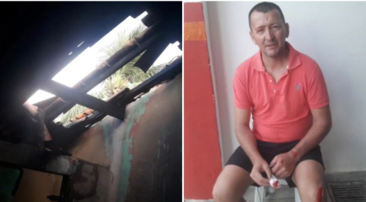 Em São José do Bonfim, Policial militar salva idosa e filho de incêndio em casa 