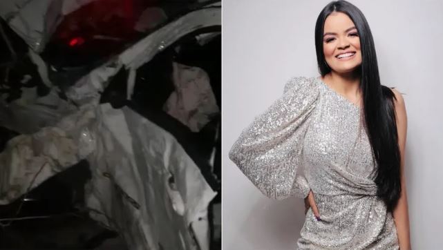 Acidente de carro com cantora de forró Danieze Santiago deixa um morto