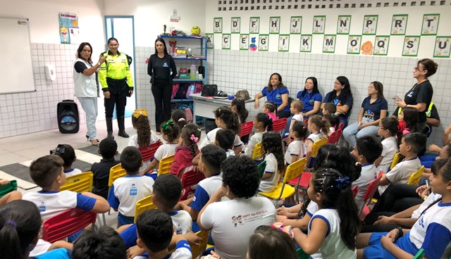STTRANS Patos abre ações do Projeto Alfabetizando para o Trânsito com alunos de Escolas Municipais na Zona Rural