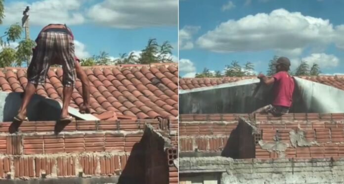 Homem é detido após ser flagrado furtando bica de prédio público, em Patos