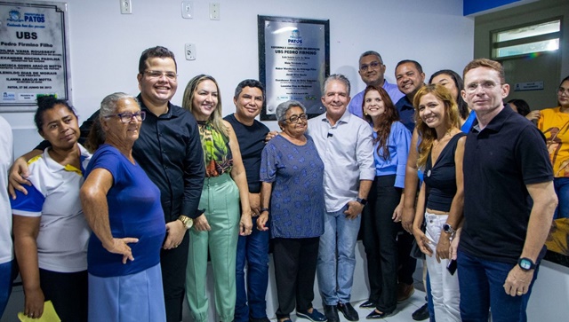 UBS Pedro Firmino é reinaugurada em Patos-PB com novos serviços e ampliação do atendimento