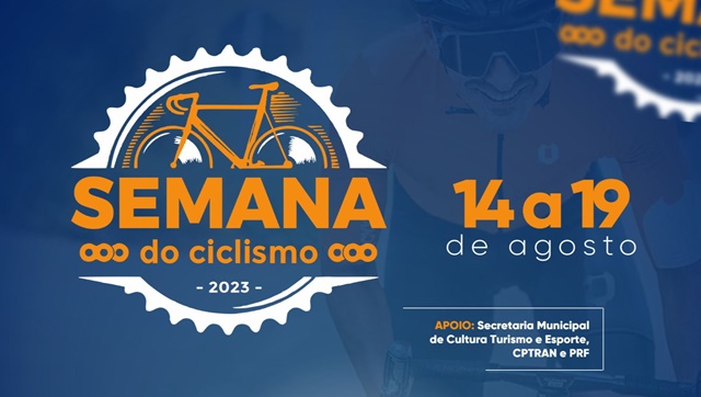De 14 a 19 de agosto acontece em Patos a Semana Municipal do Ciclismo. Confira programação 