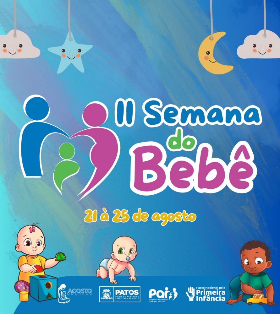 II Semana do Bebê: Programação acontecerá de 21 à 25 com passeata, seção de cinema, feirinha das frutas e palestras 
