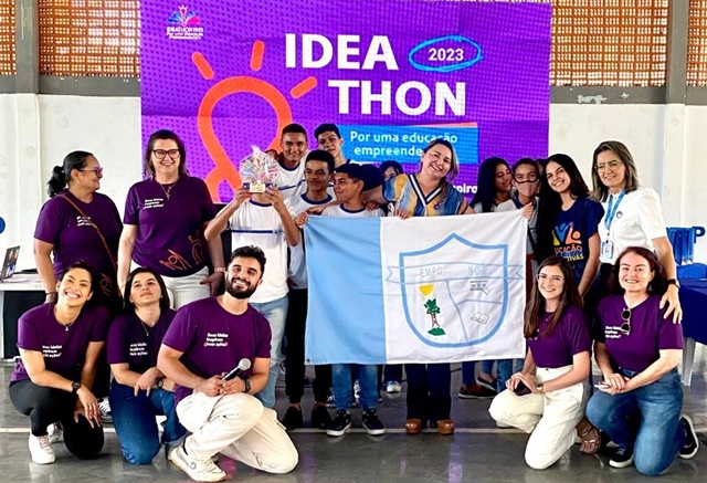 Alunos de escola municipal de Patos criam projeto de reutilização de água e garantem primeiro lugar em evento do Sebrae