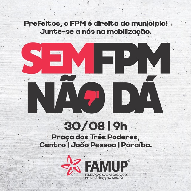 São José do Bonfim Decreta Paralisação nos Serviços Públicos em prol de movimentação da Famup