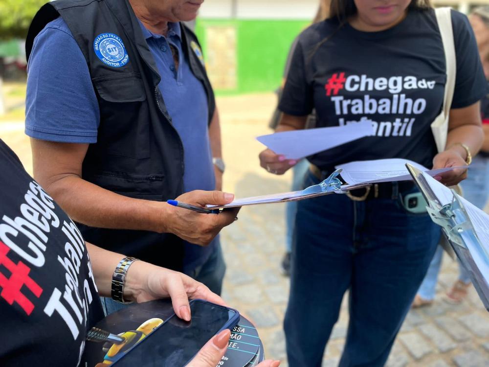 Ministério do Trabalho e Redes de Proteção realizam ações em combate ao Trabalho Infantil na Ceasa