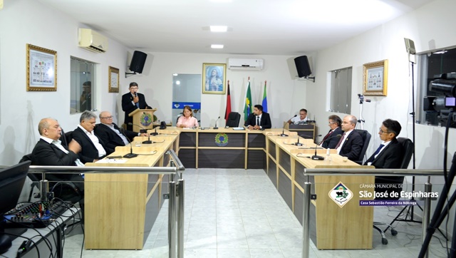 Câmara Municipal de São José de Espinharas realiza mais uma sessão ordinária. veja: 