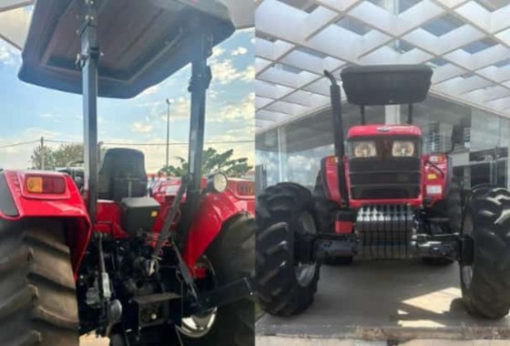 Secretaria de Agricultura recebe mais um Trator novo para trabalhos na Zona rural do Município