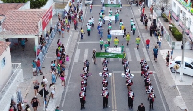 Cacimba de Areia realiza mais uma edição do Desfile Cívico de 7 de setembro