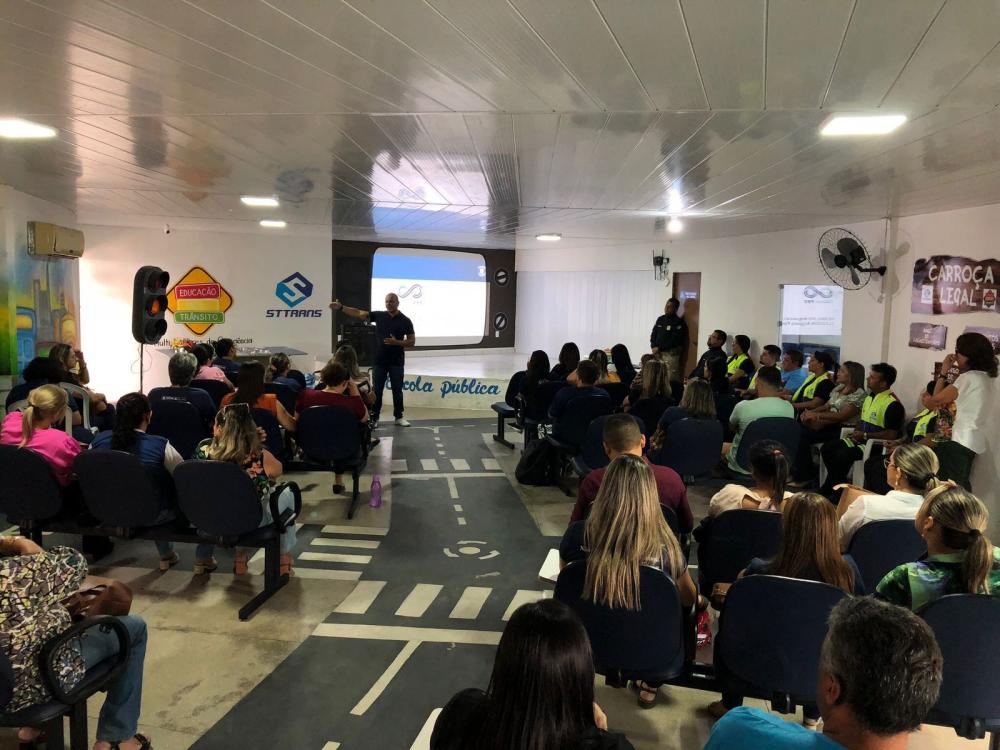STTRANS, Secretaria de Educação e PRF fecham parceria para ampliar as ações de Educação para o Trânsito em Escolas de Patos
