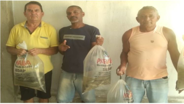 Proprietários de açude e criadores de Cacimba de Areia recebem alevinos através da Secretaria de Agropecuária e Pesca
