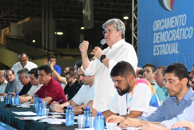 João Azevêdo encerra ODE 2023, entrega benefícios e ressalta a credibilidade do instrumento de participação popular 