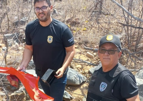 Polícia descobre desmanche de moto que funcionava em lixão no Sertão
