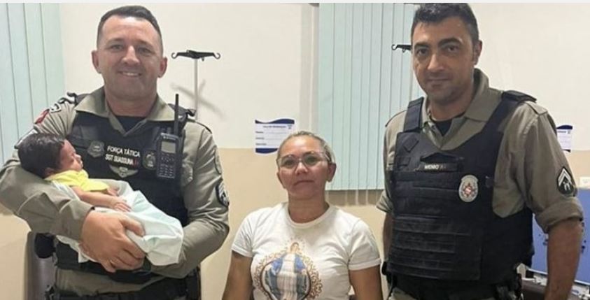 Policiais salvam bebê engasgado no Sertão da Paraíba