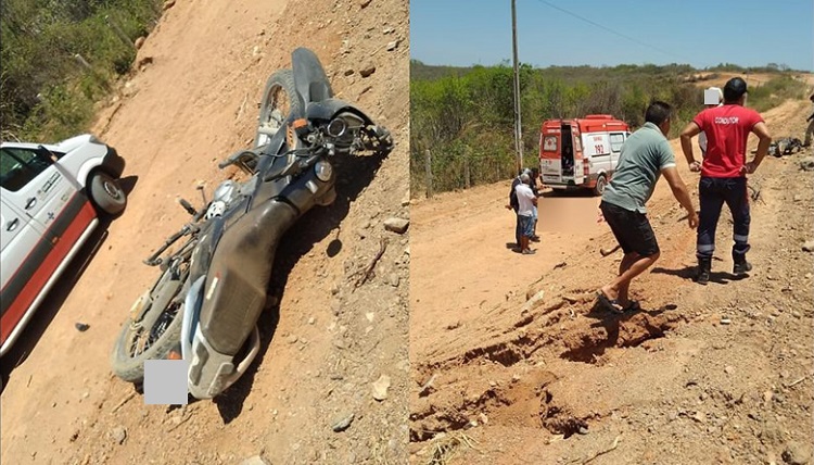 Idoso de 66 anos morre em acidente de moto em rodovia estadual 