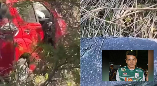 Ronaldo Angelim, ex-zagueiro do Flamengo, sofre acidente de carro em rodovia do estado do Ceará