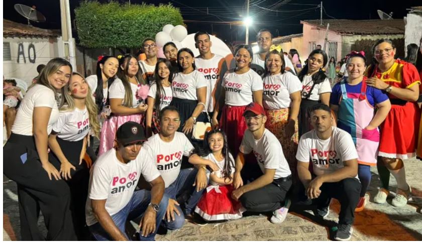 Projeto Social Por Amor realiza grande festa de Dia das Crianças na Vila Teimosa, em Patos