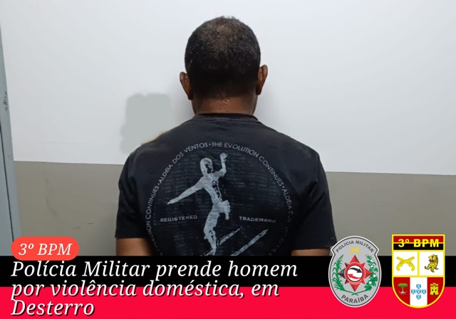 Homem é preso em Desterro após agredir companheira com golpes de faca 