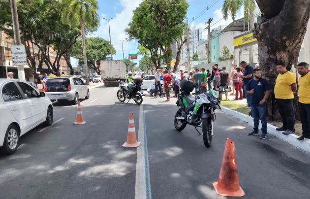 Idosa morre após ser atropelada na Avenida Epitácio Pessoa, na Capital 