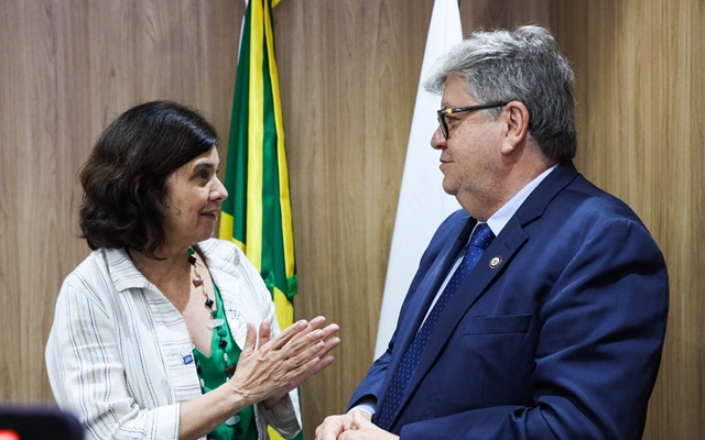 João Azevêdo reivindica investimentos na alta e média complexidade na Saúde à ministra Nísia Trindade